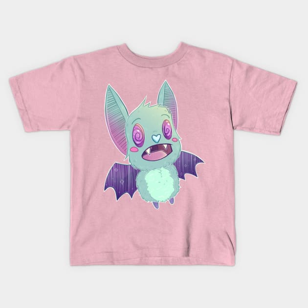 Going Batty Kids T-Shirt by Khelekmir